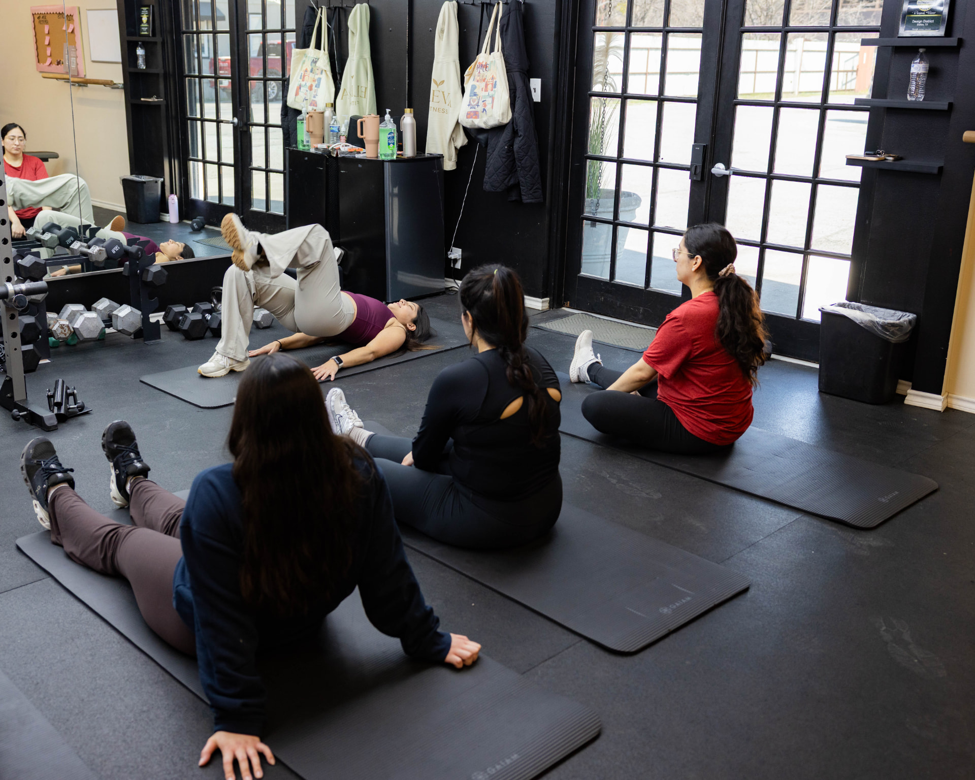 Women training together at Eleva Fit Studio