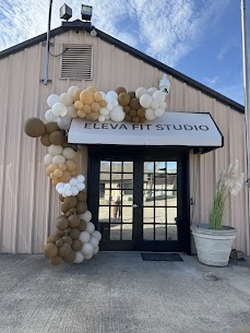 Eleva Fit Studio storefront on grand opening day in Dallas