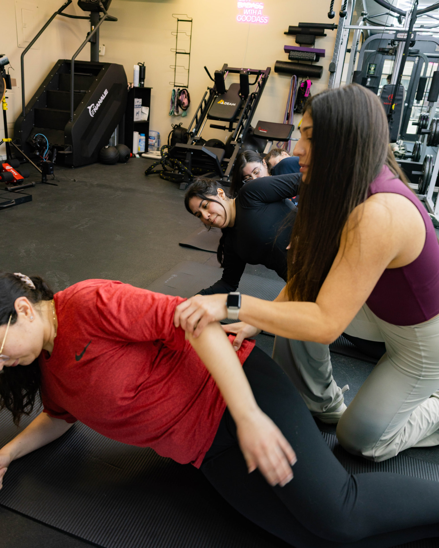 Women training together at Eleva Fit Studio