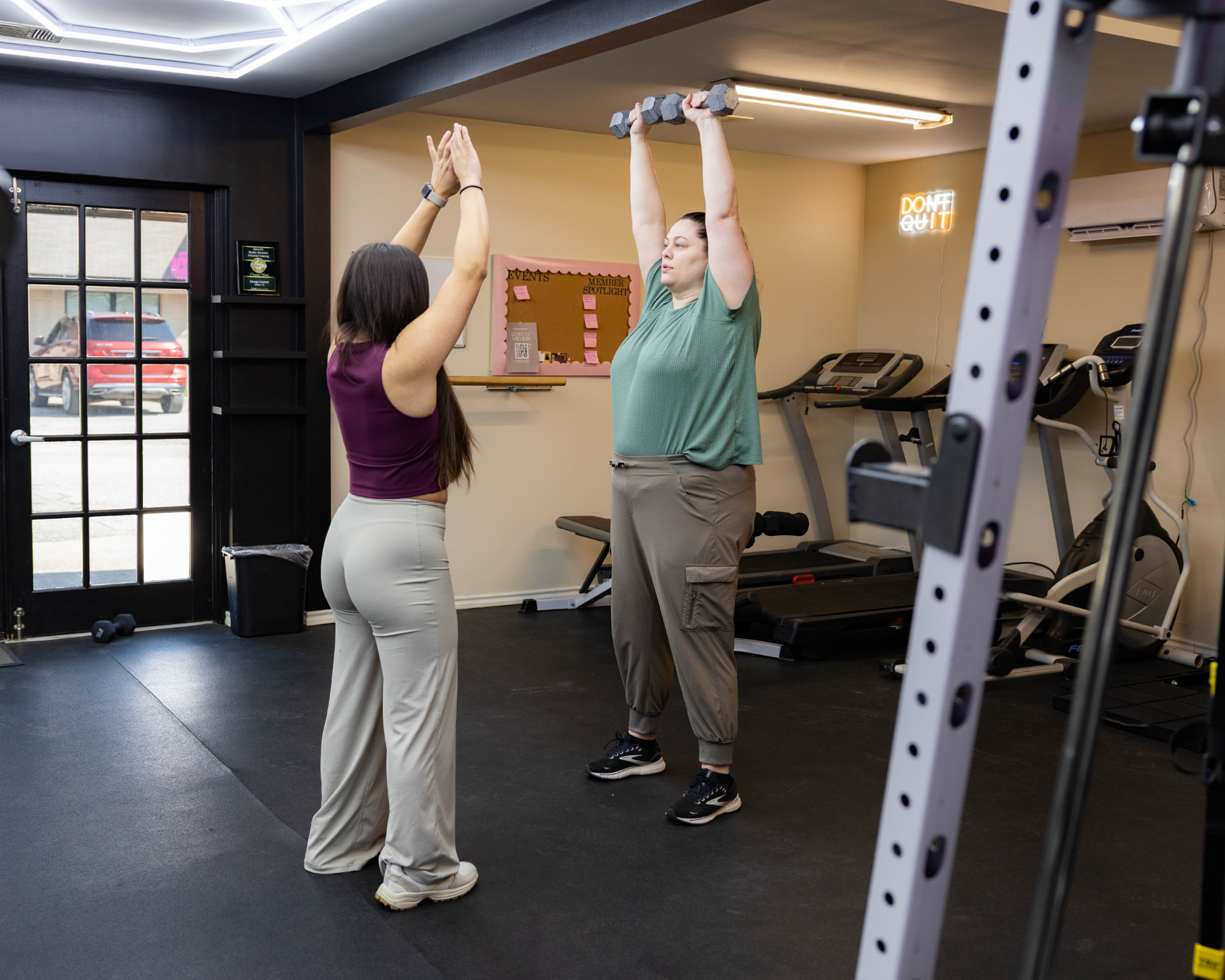 Women training together at Eleva Fit Studio